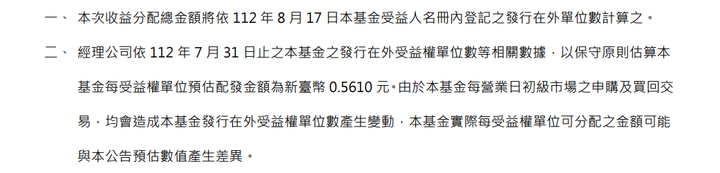 有人注意到00923首次配息6.7%嗎?