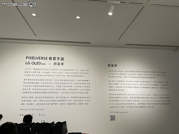 美型LG OLED evo 與藝術家劉呈祥的結合