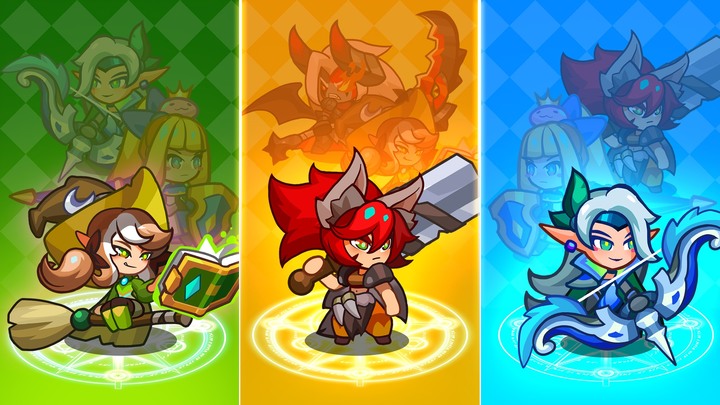 《Idle RPG Games Monster Slayer》放置 RPG 怪物殺手 8月16日通知上架 | 優惠券：WELCOMEMS | Q版畫風 介面簡易乾淨 韓系放置玩法