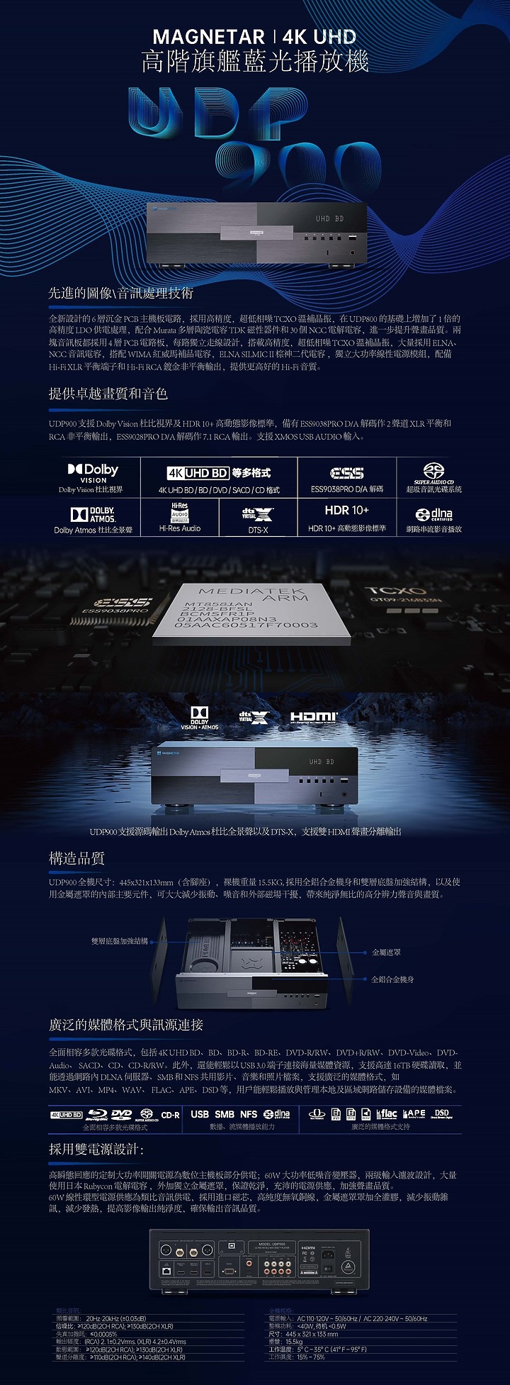點我看大圖 MAGNETAR UDP 900最強播放機王