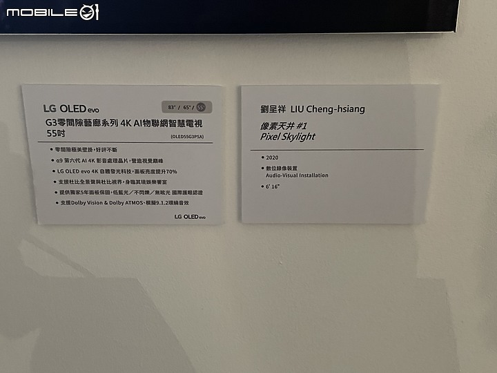 美型LG OLED evo 與藝術家劉呈祥的結合