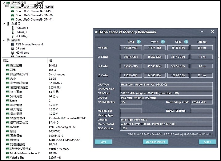 PNY DDR4-3200 32GB 999-簡短開箱