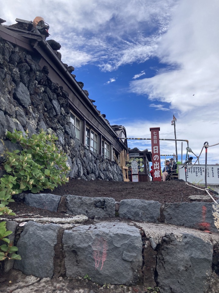 2023第7號颱風期間攀登富士山完登入住河口湖