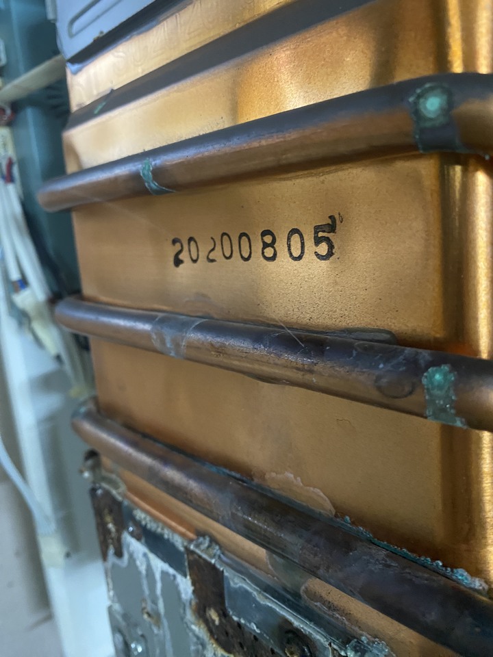 林內RUA-C1200WF 熱水器銅管漏水 銅管綠