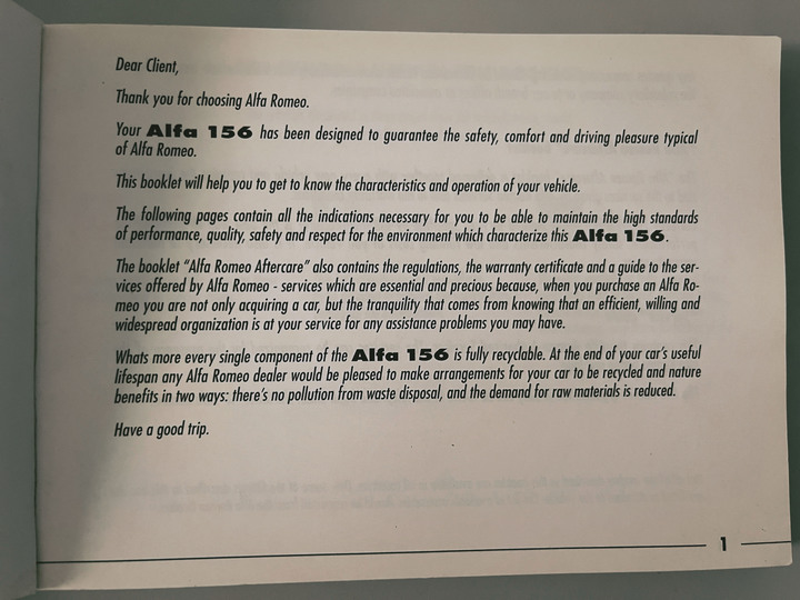 Alfa Romeo 156 極簡開箱分享