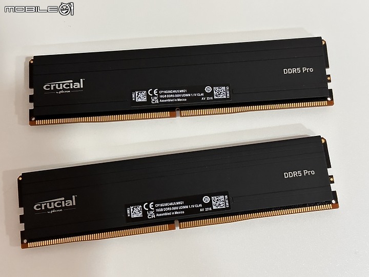 點我看大圖 D5 平價化時代來臨 Cucial Pro DDR5-5600