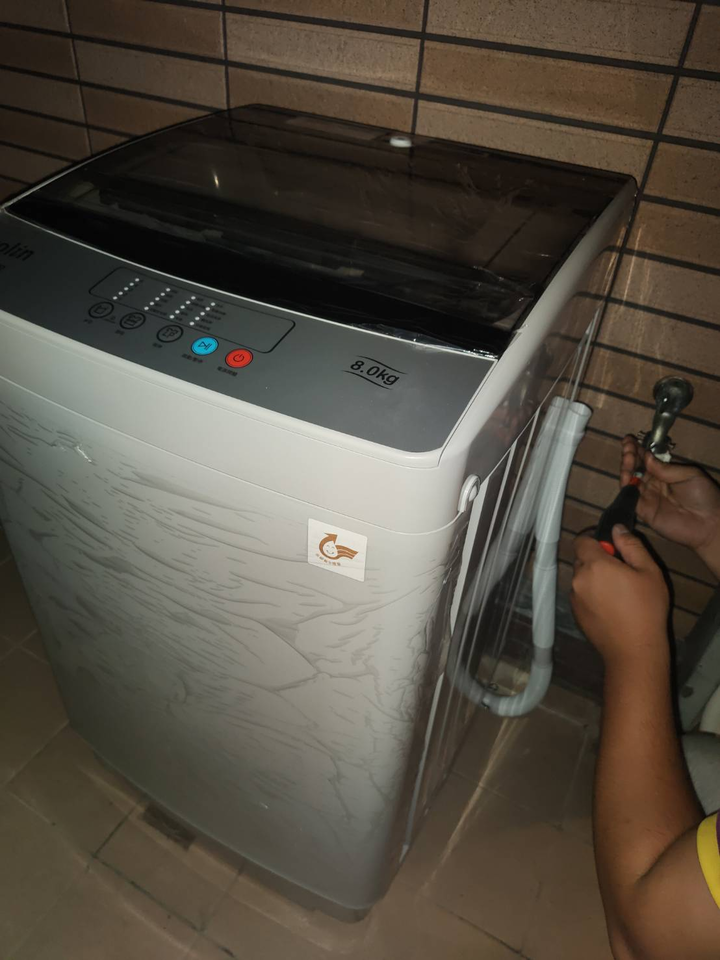 租屋用歌林8公斤單槽定頻直立式洗衣機BW-8S02開箱