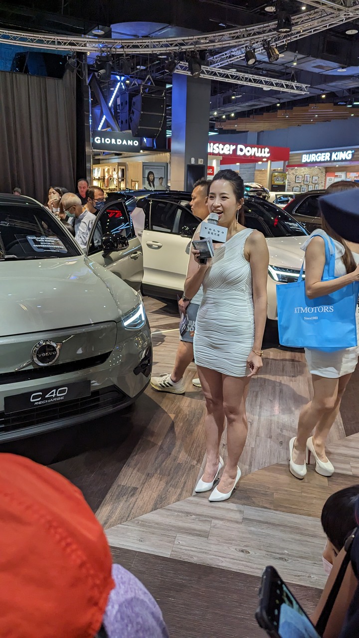 在台茂的小型聯合車展 - XC40/C40 Recharge & XC90 Plus B5