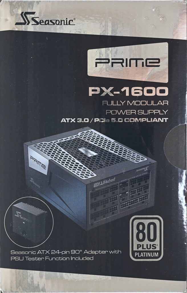 Seasonic PRIME PX-1600 ATX 3.0 1600W白金全模組化電源開箱