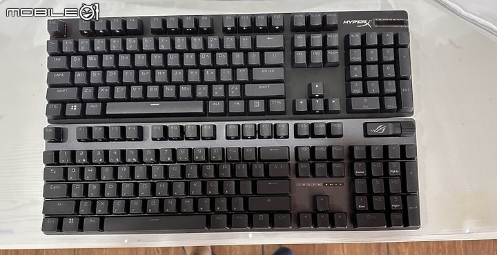 點我看大圖 新入手鍵盤 ROG Strix Scope II NX 暴風軸 PBT 開箱
