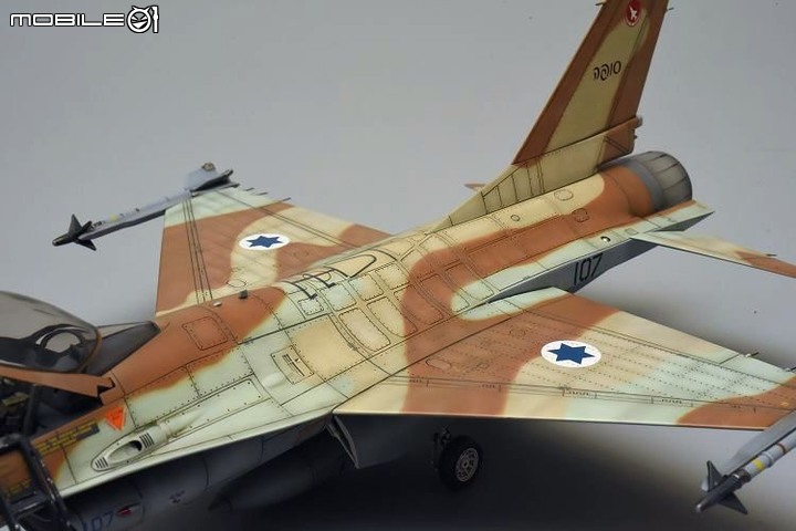 [模型製作記] 以色列希伯來之鷹 F-16A 1/48