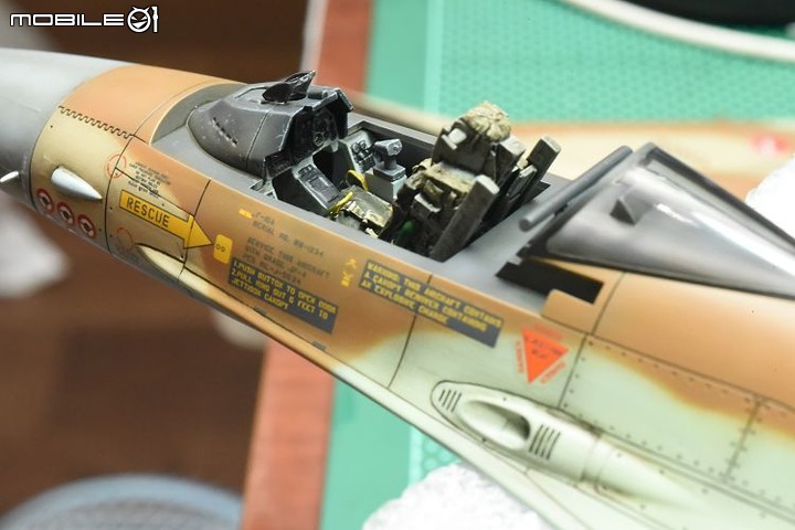 [模型製作記] 以色列希伯來之鷹 F-16A 1/48