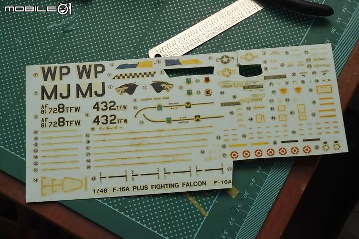 [模型製作記] 以色列希伯來之鷹 F-16A 1/48