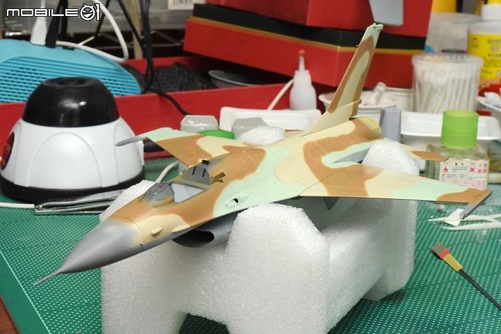[模型製作記] 以色列希伯來之鷹 F-16A 1/48