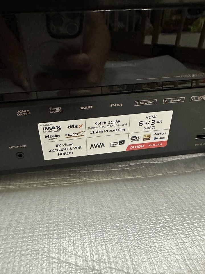 「開箱」我從東京新宿扛回來了，DENON AVR3800H
