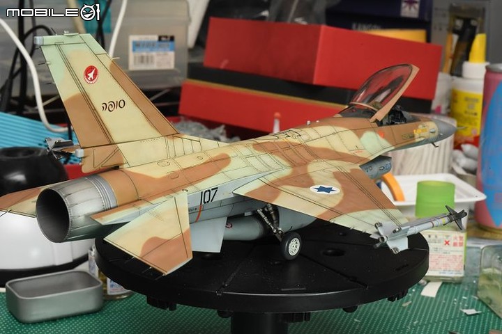 [模型製作記] 以色列希伯來之鷹 F-16A 1/48