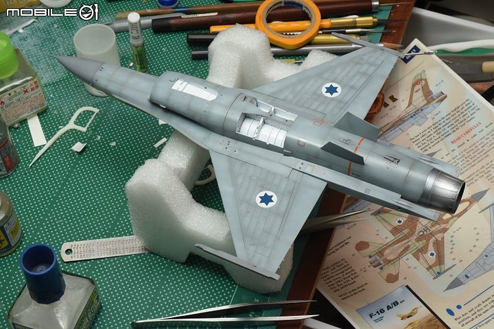 [模型製作記] 以色列希伯來之鷹 F-16A 1/48