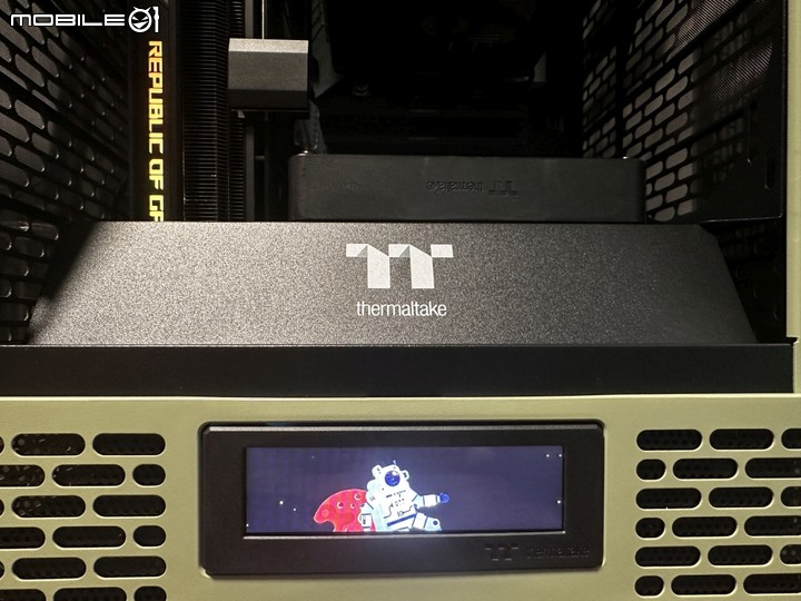 透視 The Tower 200迷你機殼 抹茶綠 +專用 LCD 面板模組