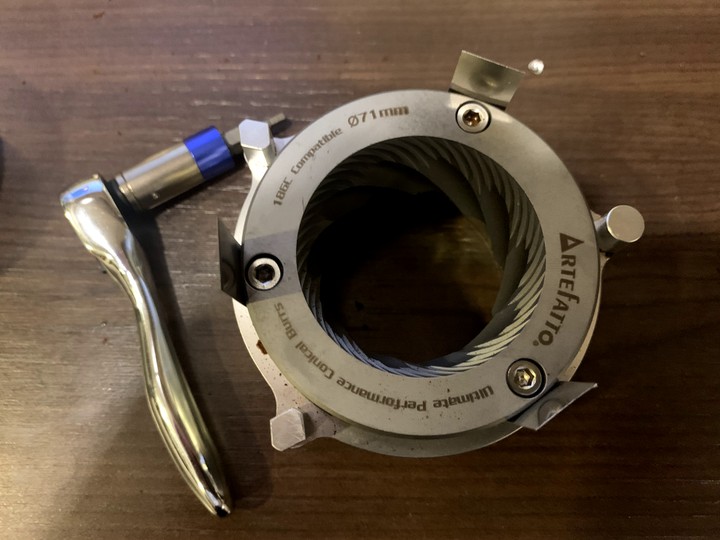 Kafatek MC4 Duo 更換 Artefatto Ultimate Mountain 71mm 刀盤