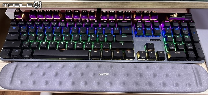 點我看大圖 新入手鍵盤 ROG Strix Scope II NX 暴風軸 PBT 開箱