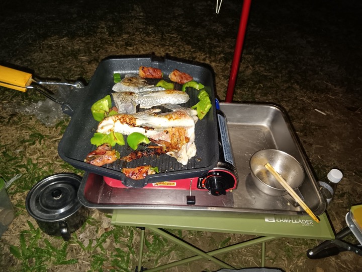 電輔單車 烤肉 solo camping; 2個多月來週末輕鬆騎減重4kg