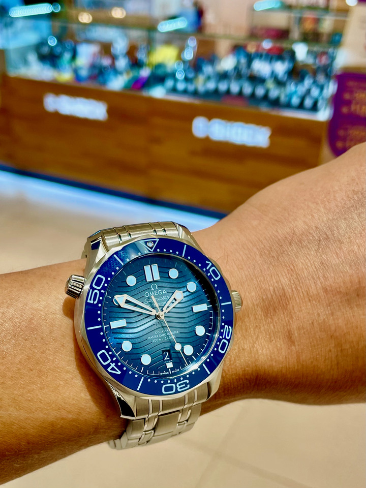 分享Omega 75週年 summer blue 海馬300m