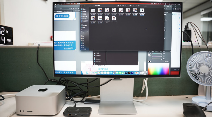 Mac Studio 接 三星 Viewfinity S9 27吋 5K 電腦螢幕 心得