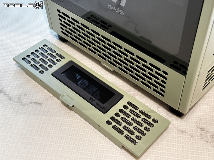 透視 The Tower 200迷你機殼 抹茶綠 +專用 LCD 面板模組