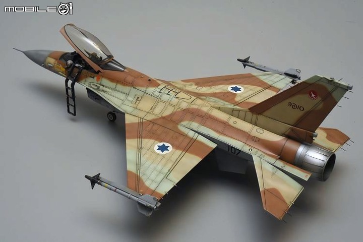 [模型製作記] 以色列希伯來之鷹 F-16A 1/48
