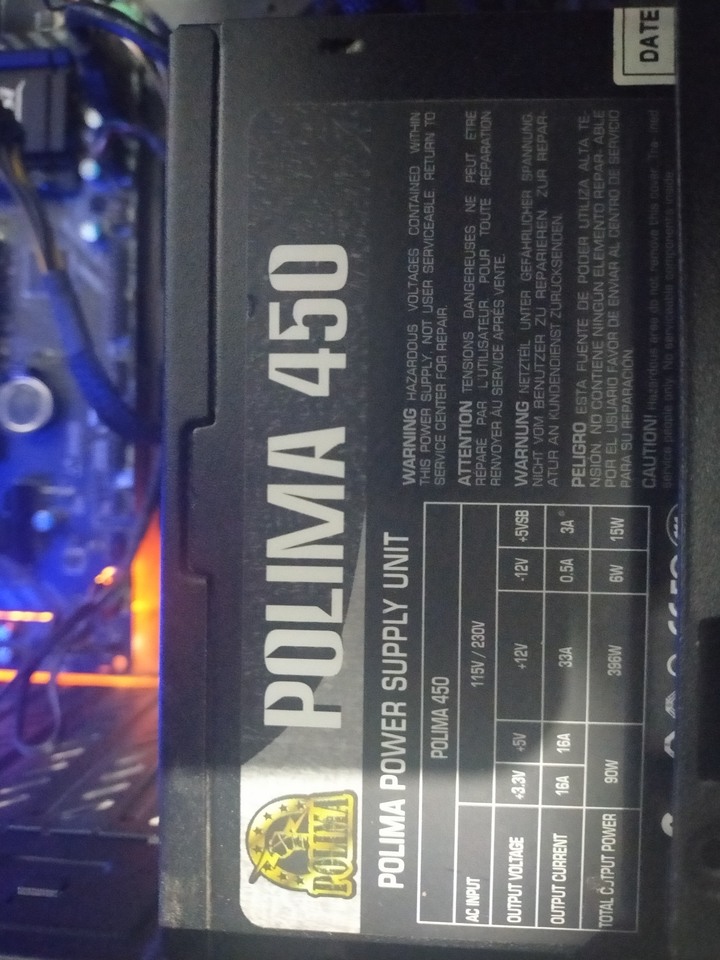 VGA燈亮起