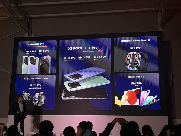xiaomi 13T 和13T馬來西亞售價