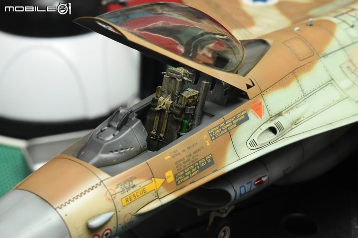 [模型製作記] 以色列希伯來之鷹 F-16A 1/48