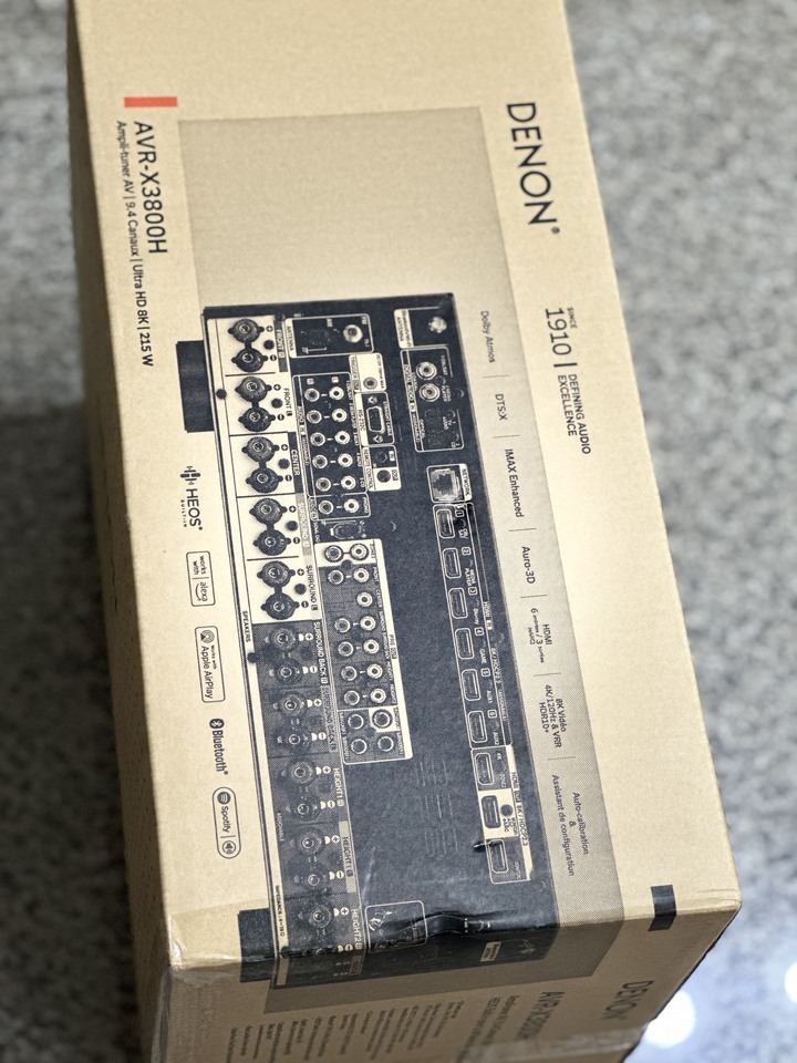 「開箱」我從東京新宿扛回來了，DENON AVR3800H