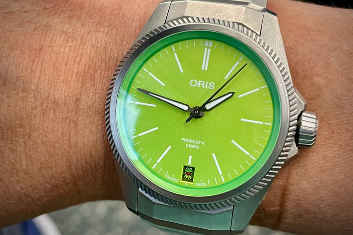 點我看大圖 分享Oris ProPilot X Kermit Edition (科米蛙)