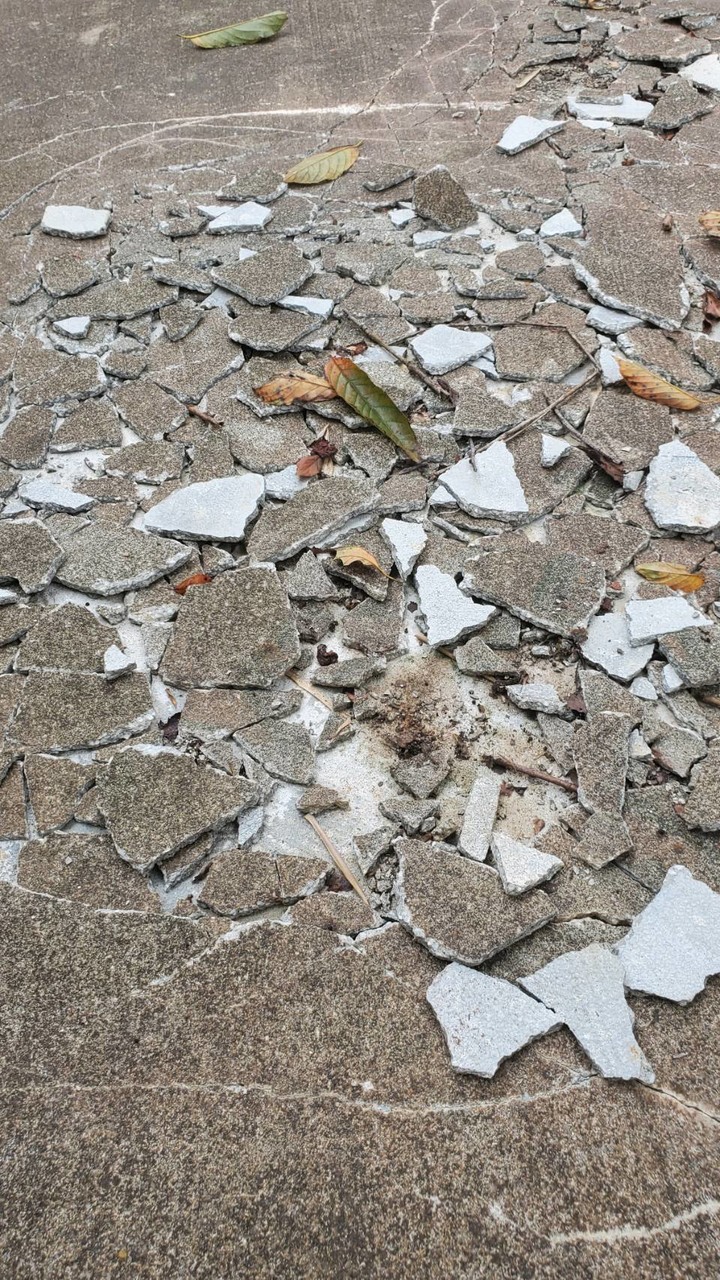 水泥地破損修繕