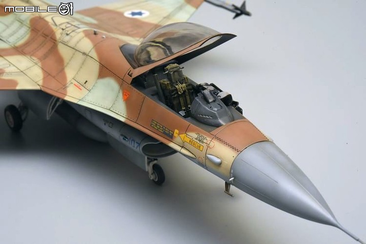 [模型製作記] 以色列希伯來之鷹 F-16A 1/48