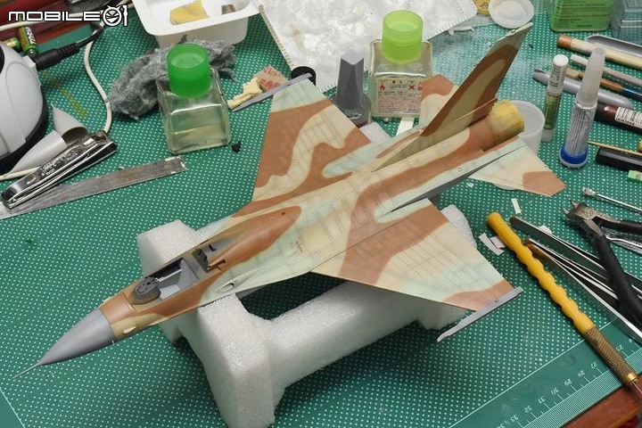 [模型製作記] 以色列希伯來之鷹 F-16A 1/48