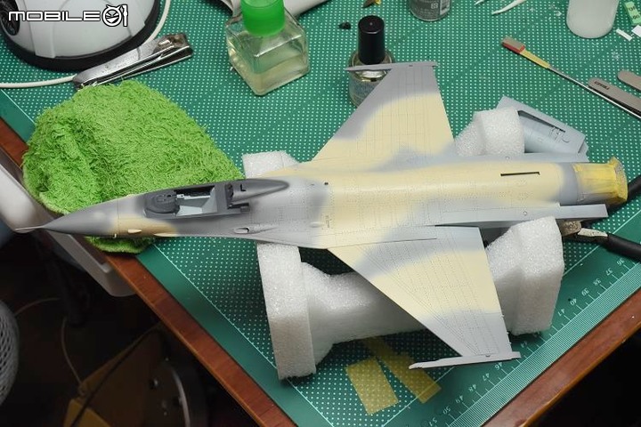 [模型製作記] 以色列希伯來之鷹 F-16A 1/48