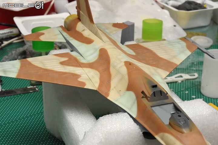 [模型製作記] 以色列希伯來之鷹 F-16A 1/48