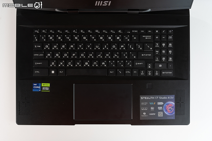 MSI Stealth 17 Studio A13V 測試報告｜薄型機身釋放專業創作者效能