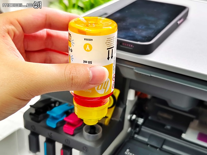 點我看大圖 「印表機開箱」HP Smart Tank 580 印表機 – 功能全面,可掃描的彩色印表機