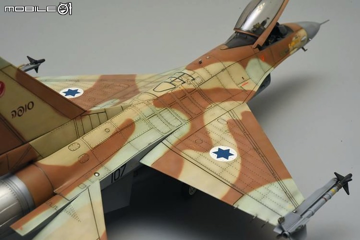 [模型製作記] 以色列希伯來之鷹 F-16A 1/48