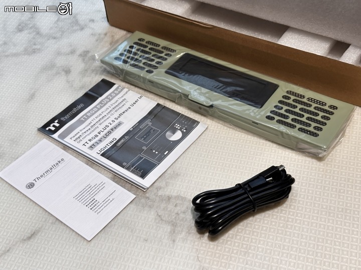 透視 The Tower 200迷你機殼 抹茶綠 +專用 LCD 面板模組