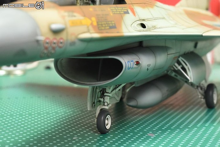 [模型製作記] 以色列希伯來之鷹 F-16A 1/48