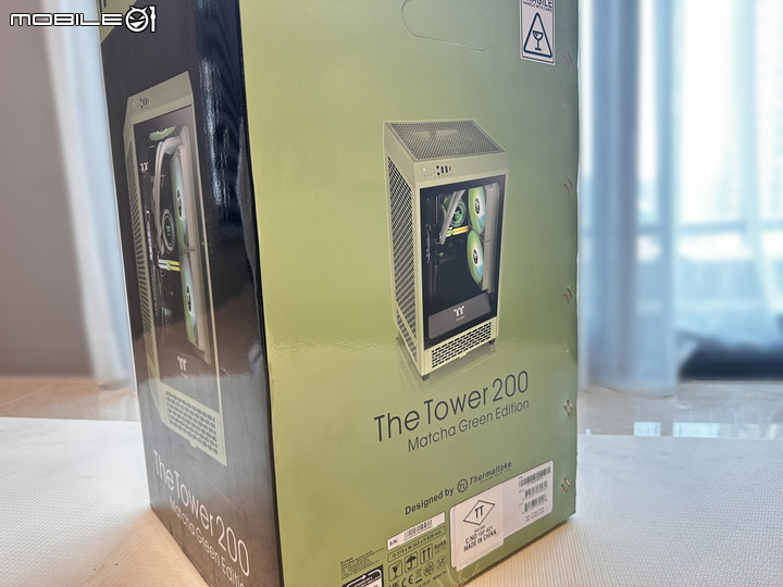 透視 The Tower 200迷你機殼 抹茶綠 +專用 LCD 面板模組