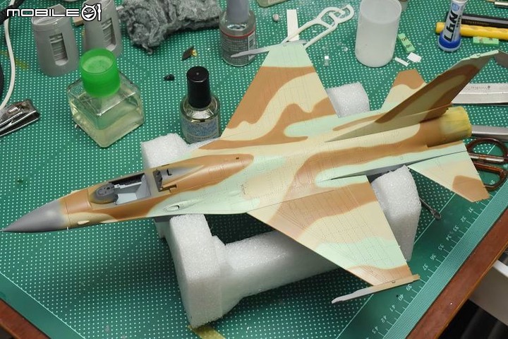 [模型製作記] 以色列希伯來之鷹 F-16A 1/48