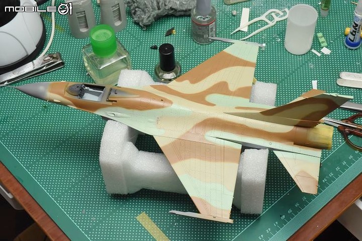 [模型製作記] 以色列希伯來之鷹 F-16A 1/48