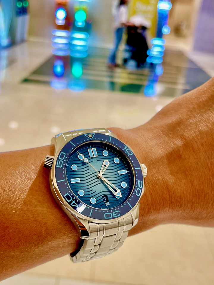 分享Omega 75週年 summer blue 海馬300m