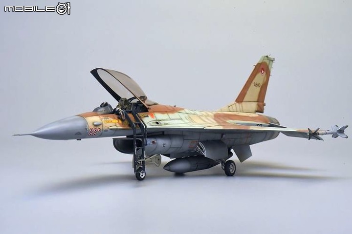 [模型製作記] 以色列希伯來之鷹 F-16A 1/48