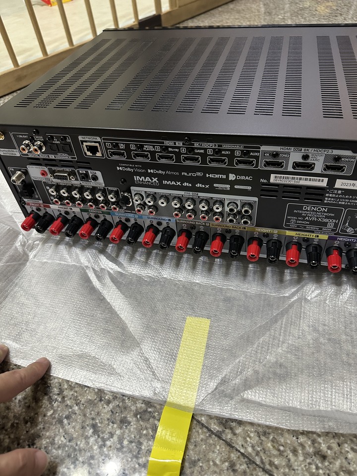 「開箱」我從東京新宿扛回來了，DENON AVR3800H